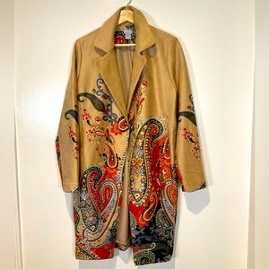 Chicos, beautiful paisley, soft jacket.
